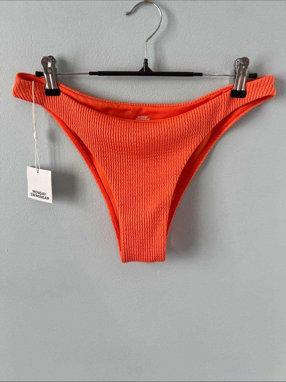 NWT Monday Swimwear Tamarama Bottom - Cantaloupe, Size Medium
